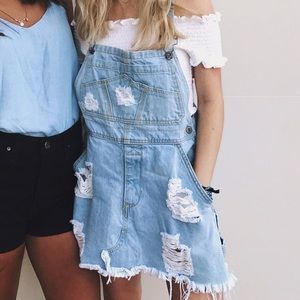 LF Carmar Overalls Denim Dress